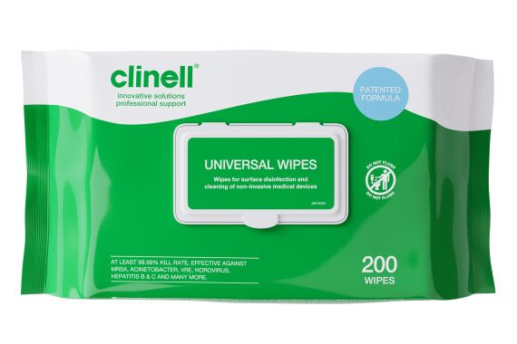 Clinell Universal Wipes 200st - afbeelding 0