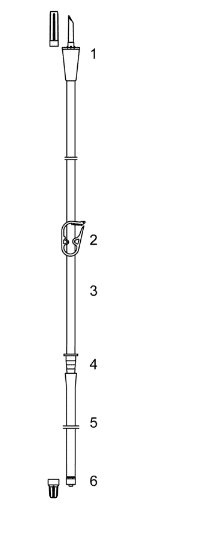 Codan cystoscopiesysteem dikker lumen zonder druppelkamer per 30st.