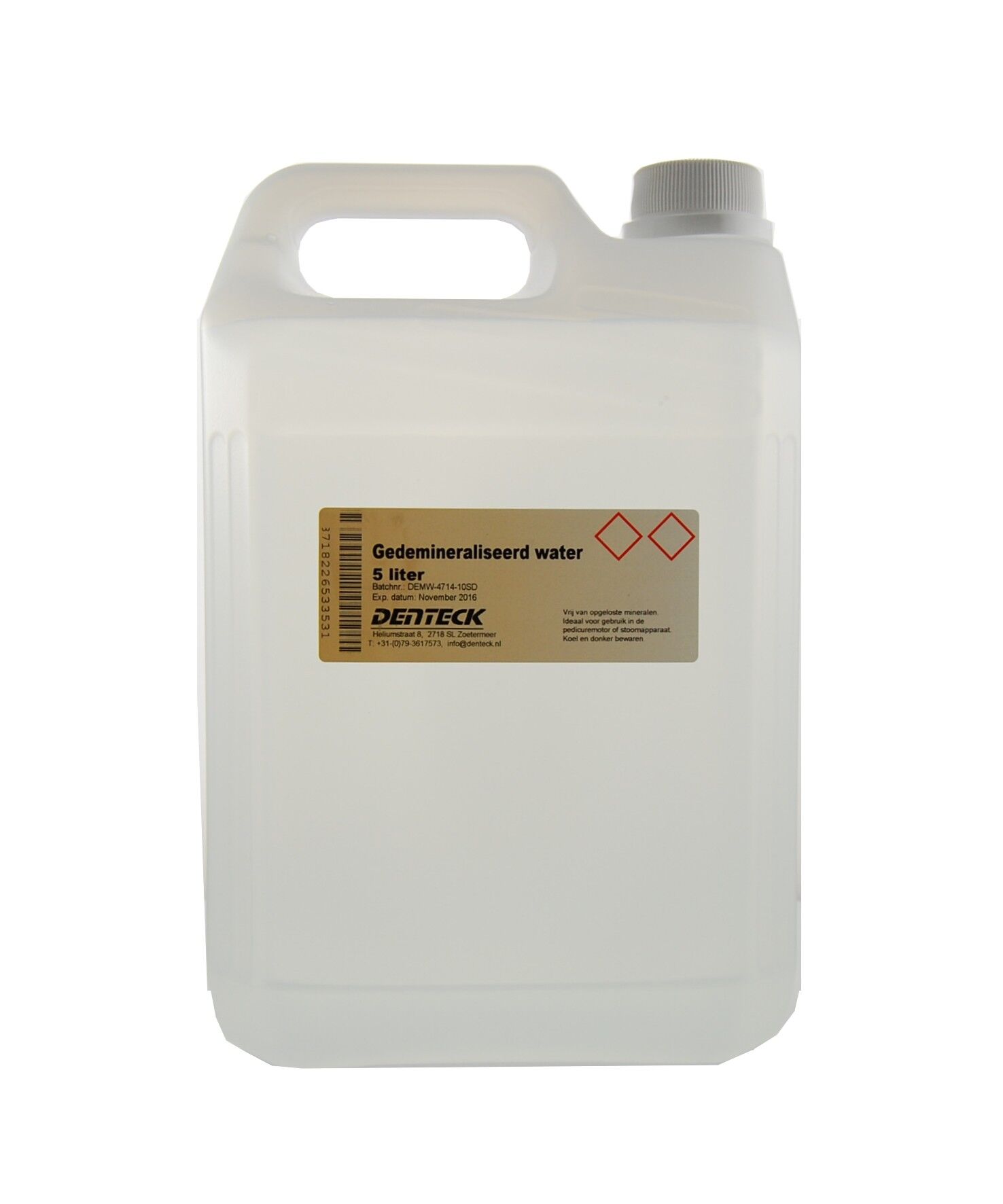 Gedemineraliseerd water - demiwater 5L