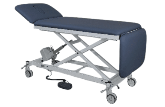 Dewert elektrisch verstelbare 3 delige onderzoekbank model 2008-03XL