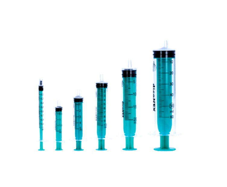 Diconex 3 delig Luer Syringe 5ML per 100ST