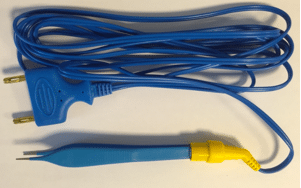 Bipolair pincet adson disposable met 3m kabel, 1mm Tip, 115mm per 10st.