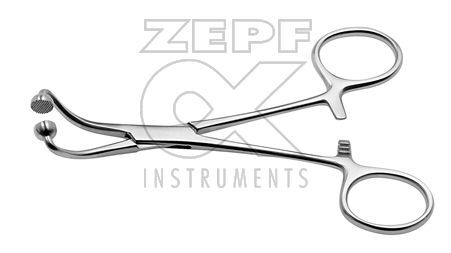 Zepf doekklem stomp 12 cm per st