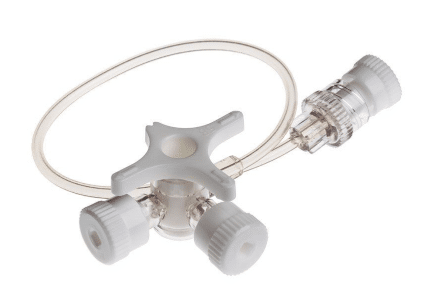 driewegkraan met slang