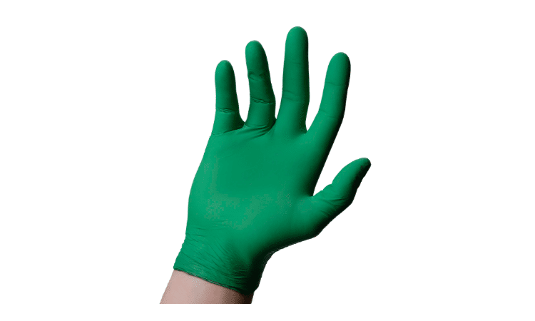 Biodegradeable gloves nitril handschoenen duurzaam groen