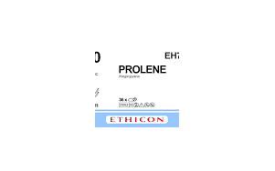 Prolene Ethicon hechtdraad EH7477H 5-0-C1 75cm per 36st