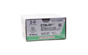 Ethilon hechtdraad EH7826BH 2-0 45 cm & FS-1 naald per 36st.