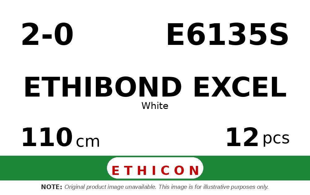 Ethibond E6135S hechtdraad - V-4 Tapercut 2-0 - 3/8 Circle