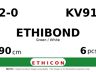 Ethibond KV91 hechtdraad - V-7 Tapercut 2-0 - 1/2 Circle