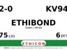 Ethibond KV94 hechtdraad - V-5 Tapercut 2-0 - 1/2 Circle