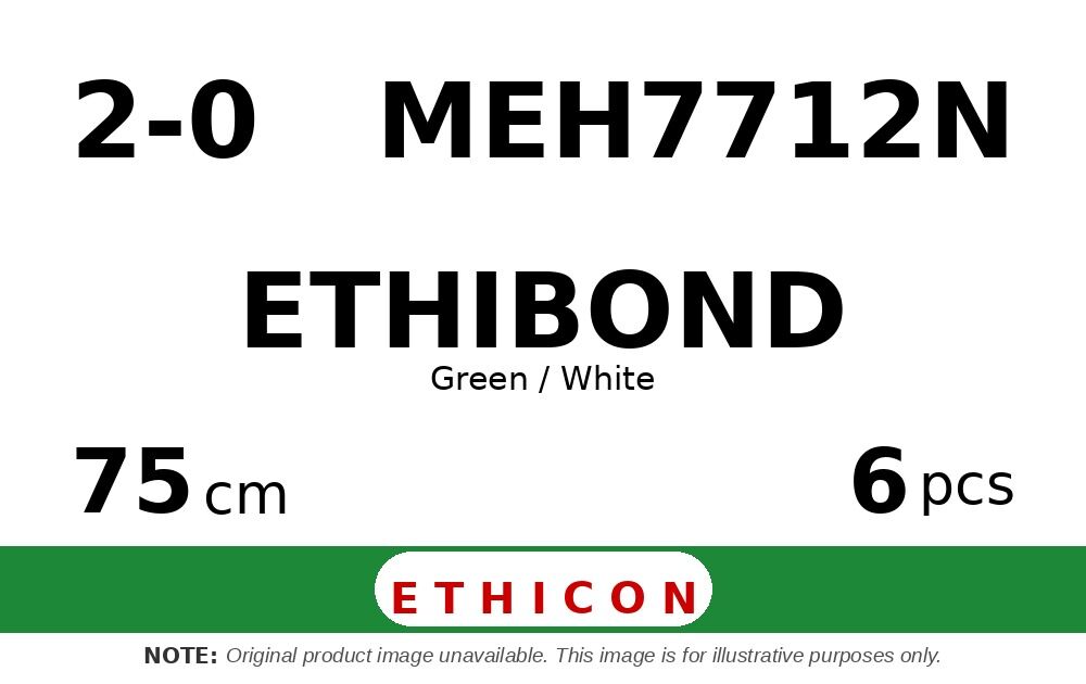 Ethibond MEH7712N hechtdraad - V-5 Tapercut 2-0 - 1/2 Circle