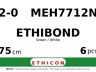 Ethibond MEH7712N hechtdraad - V-5 Tapercut 2-0 - 1/2 Circle