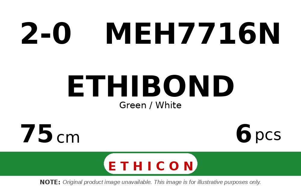 Ethibond MEH7716N hechtdraad - V-7 Tapercut 2-0 - 1/2 Circle