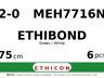 Ethibond MEH7716N hechtdraad - V-7 Tapercut 2-0 - 1/2 Circle
