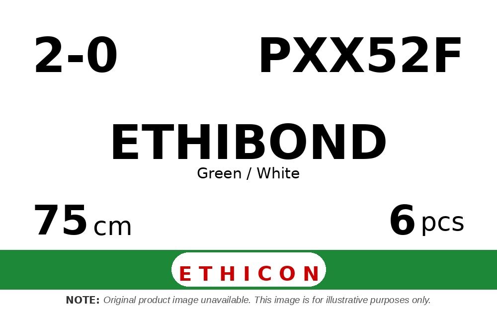 Ethibond PXX52F hechtdraad - V-5 Tapercut 2-0 - 1/2 Circle