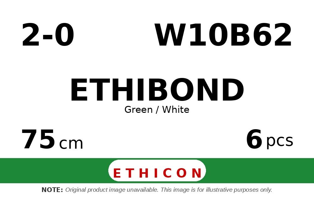 Ethibond W10B62 hechtdraad - SH-2 Taperpoint 2-0 - 1/2 Circle