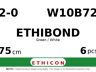 Ethibond W10B72 hechtdraad - V-7 Tapercut 2-0 - 1/2 Circle