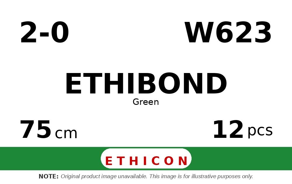 Ethibond W623 hechtdraad - KS Reverse cutting 2-0 - Straight