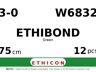 Ethibond W6832 hechtdraad - SH Taperpoint 3-0 - 1/2 Circle