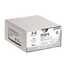 PDS 2 hechtdraad Z316H 3-0 met SH naald per 36st.