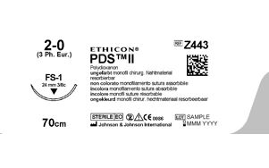 Ethicon-PDS II-Z443E FS- 1-70cm Naald 2-0 per 24st
