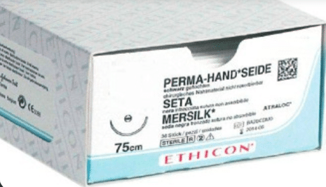 Ethicon Perma zijde 5-0 FS2 45cm 682H 36st