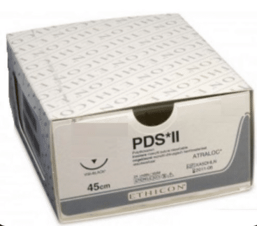 PDS2 hechtdraad Z458E met hechtnaald CLR 70cm 3-0 per 24st