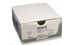 PDS2 hechtdraad Z458E met hechtnaald CLR 70cm 3-0 per 24st
