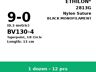 Ethilon 2813G hechtdraad - BV130-4 9-0 - 13cm - | per 12 st. |