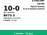 Ethilon 2870G hechtdraad - BV75-3 10-0 - 13cm - | per 12 st. |