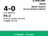 Ethilon 662G hechtdraad - FS-2 4-0 - 45cm - | per 12 st. |