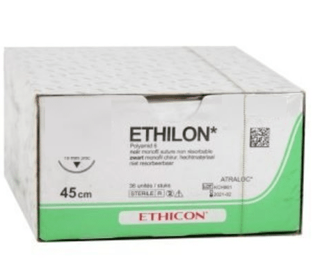 Ethilon hechtdraad 3-0 met FS-1 naald 75cm lang 669H per 36st.