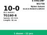 Ethilon W1756 hechtdraad - TG160-6 10-0 - 30cm - | per 12 st. |