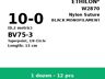 Ethilon W2870 hechtdraad - BV75-3 10-0 - 13cm - | per 12 st. |
