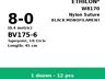 Ethilon W8170 hechtdraad - BV175-6 8-0 - 45cm - | per 12 st. |