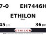 Ethilon EH7446H hechtdraad - BV-1 7-0 - 45cm - | per 36 st. |