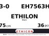 Ethilon EH7563H hechtdraad - PS-1 3-0 - 75cm - | per 36 st. |