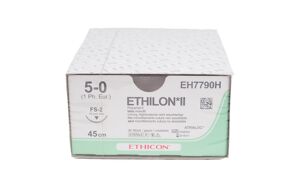 Ethilon hechtdraad 5-0 met FS-2 naald  EH7790H per 36st.
