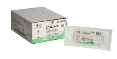 Ethilon hechtdraad 5-0 FS-3 naald EH7823H per 36st.
