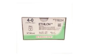 Ethilon hechtdraad 4-0 FS-3, 16mm lang, 3/8 36st 1162H