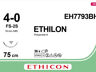 Ethilon hechtdraad 4-0 EH7793BH 75cm zwart, FS-2S naald 36st