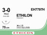 Ethilon hechtdraad EH7797H 3-0 FS-2 75CM 36ST