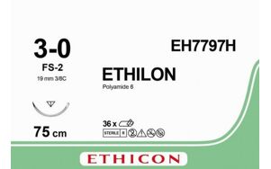 Ethilon hechtdraad EH7797H 3-0 FS-2 75CM 36ST