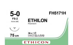Ethilon Hechtdraad FH5171H 5-0 75 cm FS-2-per 36st 