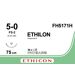 Ethilon Hechtdraad FH5171H 5-0 75 cm FS-2-per 12st 