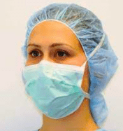 Euroguard mondmasker type IIR met knooplinten per 50st.