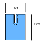 Euroguard splitlaken U-laken steriel 90x75cm met 10x12cm split per 40st.