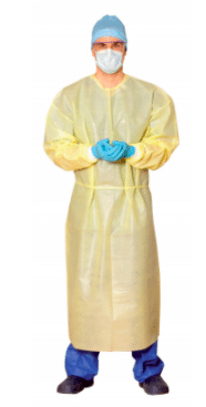 Evercare Isolatiejas SMS/PP met PE coating maat L per 25st. 