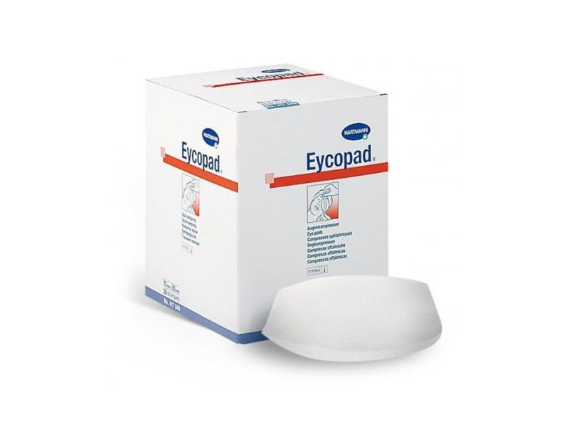 Hartmann Eycopad oogkompres 70 x 85mm steriel per 25st.