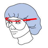 Spatbril Eyeshield Euroguard per 250ST